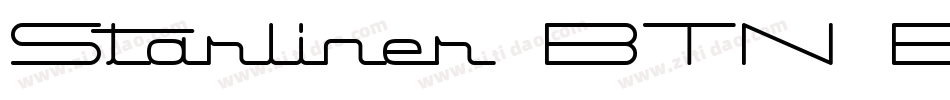 Starliner BTN BoldOblique字体转换